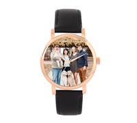 Toff London Personalised Photo Gifts for Women, Analogue Display, Japanese Quartz Movement, Custom Made Watch