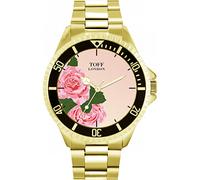 Toff London Pink Rose Mens Wrist Watch 42mm Case Custom Design