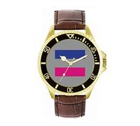 Toff London Pride Androgynous Flag Mens Wrist Watch 42mm Case Custom Design