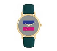 Toff London Pride Androgynous Flag Watch Ladies 38mm Case 3atm Water Resistant Custom Designed Quartz Movement Luxury Fashionable