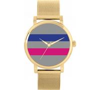 Toff London Pride Androgynous Flag Watch Ladies 38mm Case 3atm Water Resistant Custom Designed Quartz Movement Luxury Fashionable