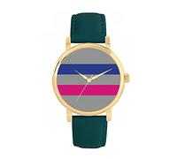 Toff London Pride Androgynous Flag Watch Ladies 38mm Case 3atm Water Resistant Custom Designed Quartz Movement Luxury Fashionable