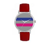 Toff London Pride Androgynous Flag Watch Ladies 38mm Case 3atm Water Resistant Custom Designed Quartz Movement Luxury Fashionable