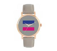 Toff London Pride Androgynous Flag Watch Ladies 38mm Case 3atm Water Resistant Custom Designed Quartz Movement Luxury Fashionable