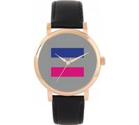 Toff London Pride Androgynous Flag Watch Ladies 38mm Case 3atm Water Resistant Custom Designed Quartz Movement Luxury Fashionable