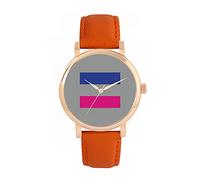 Toff London Pride Androgynous Flag Watch Ladies 38mm Case 3atm Water Resistant Custom Designed Quartz Movement Luxury Fashionable