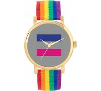 Toff London Pride Androgynous Flag Watch Ladies 38mm Case 3atm Water Resistant Custom Designed Quartz Movement Luxury Fashionable