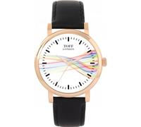 Toff London Pride Ribbon batons Watch Ladies 38mm Case 3atm Water Resistant Custom Designed Quartz Movement Luxury Fashionable