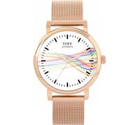 Toff London Pride Ribbon batons Watch Ladies 38mm Case 3atm Water Resistant Custom Designed Quartz Movement Luxury Fashionable