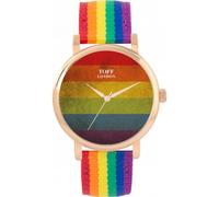 Toff London Pride Vintage Rainbow Watch Ladies 38mm Case 3atm Water Resistant Custom Designed Quartz Movement Luxury Fashionable