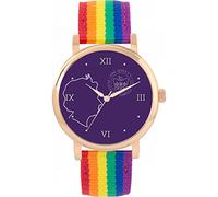 Toff London Queen's Platinum Jubilee 2022 for Women, Analogue Display, Japanese Quartz Movement Watch with Interchangeable Strap, Custom Made