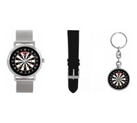 Toff London Red Dartboard Gift Set with Keyring
