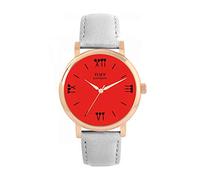 Toff London Red Darts Batons Watch Ladies 38mm Case 3atm Water Resistant Custom Designed Quartz Movement Luxury Fashionable