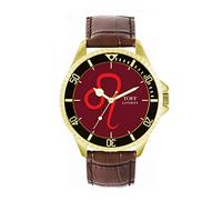 Toff London Red Leo Mens Wrist Watch 42mm Case Custom Design