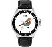 Toff London Robin Bird Mens Wrist Watch 42mm Case Custom Design