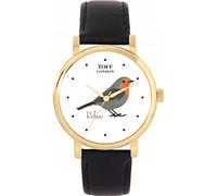 Toff London Robin Bird Watch Ladies 38mm Case 3atm Water Resistant Custom Designed Quartz Movement Luxury Fashionable