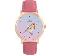 Toff London Robin Bird Watch Ladies 38mm Case 3atm Water Resistant Custom Designed Quartz Movement Luxury Fashionable