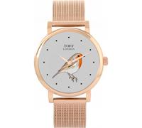 Toff London Robin Bird Watch Ladies 38mm Case 3atm Water Resistant Custom Designed Quartz Movement Luxury Fashionable
