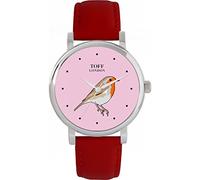 Toff London Robin Bird Watch Ladies 38mm Case 3atm Water Resistant Custom Designed Quartz Movement Luxury Fashionable