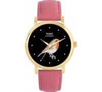 Toff London Robin Bird Watch Ladies 38mm Case 3atm Water Resistant Custom Designed Quartz Movement Luxury Fashionable