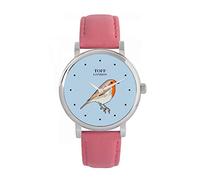 Toff London Robin Bird Watch Ladies 38mm Case 3atm Water Resistant Custom Designed Quartz Movement Luxury Fashionable