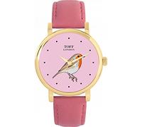 Toff London Robin Bird Watch Ladies 38mm Case 3atm Water Resistant Custom Designed Quartz Movement Luxury Fashionable