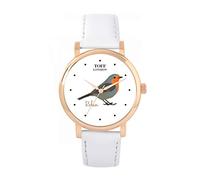 Toff London Robin Bird Watch Ladies 38mm Case 3atm Water Resistant Custom Designed Quartz Movement Luxury Fashionable