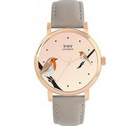 Toff London Robins Bird Watch Ladies 38mm Case 3atm Water Resistant Custom Designed Quartz Movement Luxury Fashionable