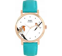 Toff London Robins Bird Watch Ladies 38mm Case 3atm Water Resistant Custom Designed Quartz Movement Luxury Fashionable