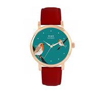 Toff London Robins Bird Watch Ladies 38mm Case 3atm Water Resistant Custom Designed Quartz Movement Luxury Fashionable