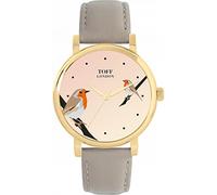 Toff London Robins Bird Watch Ladies 38mm Case 3atm Water Resistant Custom Designed Quartz Movement Luxury Fashionable
