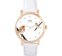 Toff London Robins Bird Watch Ladies 38mm Case 3atm Water Resistant Custom Designed Quartz Movement Luxury Fashionable