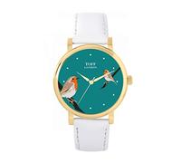 Toff London Robins Bird Watch Ladies 38mm Case 3atm Water Resistant Custom Designed Quartz Movement Luxury Fashionable