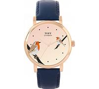 Toff London Robins Bird Watch Ladies 38mm Case 3atm Water Resistant Custom Designed Quartz Movement Luxury Fashionable