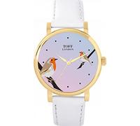 Toff London Robins Bird Watch Ladies 38mm Case 3atm Water Resistant Custom Designed Quartz Movement Luxury Fashionable