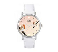 Toff London Robins Bird Watch Ladies 38mm Case 3atm Water Resistant Custom Designed Quartz Movement Luxury Fashionable