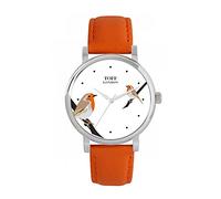 Toff London Robins Bird Watch Ladies 38mm Case 3atm Water Resistant Custom Designed Quartz Movement Luxury Fashionable