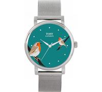Toff London Robins Bird Watch Ladies 38mm Case 3atm Water Resistant Custom Designed Quartz Movement Luxury Fashionable
