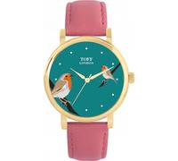 Toff London Robins Bird Watch Ladies 38mm Case 3atm Water Resistant Custom Designed Quartz Movement Luxury Fashionable