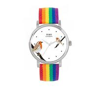 Toff London Robins Bird Watch Ladies 38mm Case 3atm Water Resistant Custom Designed Quartz Movement Luxury Fashionable
