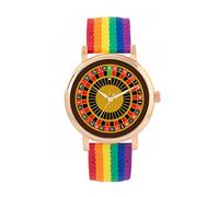 Toff London Roulette Wheel Watch Ladies 38mm Case 3atm Water Resistant Custom Designed Quartz Movement Luxury Fashionable