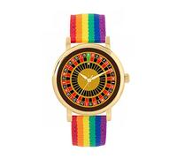 Toff London Roulette Wheel Watch Ladies 38mm Case 3atm Water Resistant Custom Designed Quartz Movement Luxury Fashionable