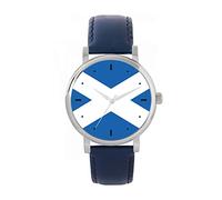 Toff London Scotish Flag Watch Ladies 38mm Case 3atm Water Resistant Custom Designed Quartz Movement Luxury Fashionable