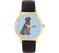 Toff London Silver Labrador Dog Watch Ladies 38mm Case 3atm Water Resistant Custom Designed Quartz Movement Luxury Fashionable