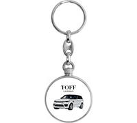 Toff London Silver Luxury SUV Car Keyring