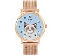 Toff London The Ragdoll Head Cat Watch Ladies 38mm Case 3atm Water Resistant Custom Designed Quartz Movement Luxury Fashionable