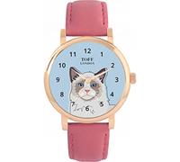 Toff London The Ragdoll Head Cat Watch Ladies 38mm Case 3atm Water Resistant Custom Designed Quartz Movement Luxury Fashionable