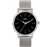 Toff London Traditional Black and Rose Gold Watch Ladies 38mm Case 3atm Water Resistant Custom Designed Quartz Movement Luxury Fashionable