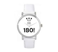 Toff London White 180 Darts Watch Ladies 38mm Case 3atm Water Resistant Custom Designed Quartz Movement Luxury Fashionable