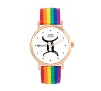 Toff London White Gemini Watch Ladies 38mm Case 3atm Water Resistant Custom Designed Quartz Movement Luxury Fashionable